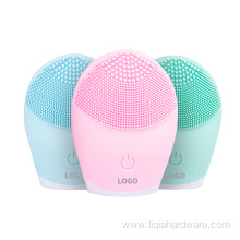 Silicone Vibrating Facial Cleansing Brush